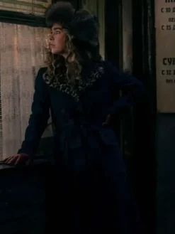 Haley Lu Richardson Ponies Black Wool Coat