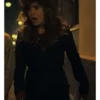 Haley Lu Richardson Ponies Wool Black Coat