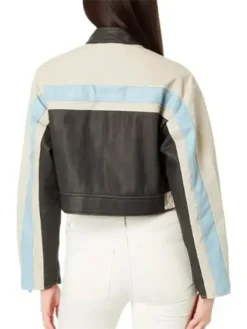 His and Hers 2026 Tiffany Ho multicolor Leather Jacket