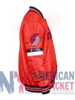 Home Game Red Trail Blazers Portland Jacket