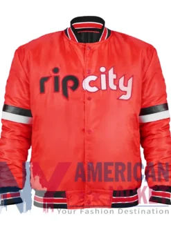 Home Portland Game Trail Blazers Red Jacket