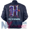 Houston Texans H-Town Navy Satin Jacket