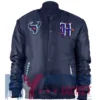 Houston Texans Navy H-Town Satin Jacket