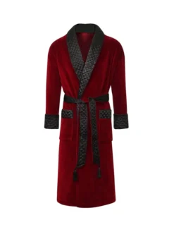 Jacket Velvet Smoking Robe