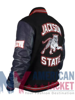 Jackson State Navy University Varsity Jacket