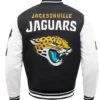 Jacksonville Jaguars Mashup Rib Varsity Wool-Leather Jackets