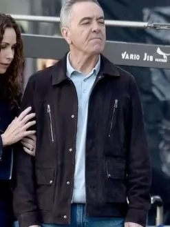 James Nesbitt Run Away Black Suede Jacket