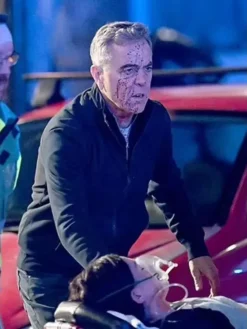 James Nesbitt Run Away Fleece Black Jacket