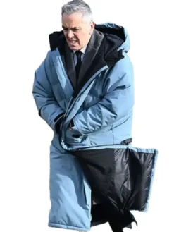 Alternative view of James Nesbitt Run Away S01 Blue Puffer Coat