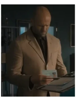 Jason Statham Wrath of Man Brown Cotton Blazer