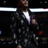 Jersey Retirement Ceremony 2026 Derrick Rose Black Embroidered Blazer