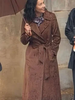 Jessica Grundle Clayface 2026 Brown Coat