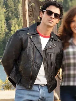 Joe Jonas Camp Rock 3 Black Leather Jacket