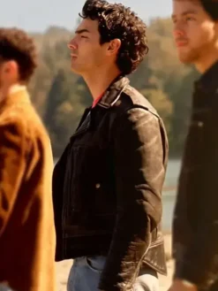 Shane Gray Movie Camp Rock 3 2026 Joe Jonas Black Leather Jacket