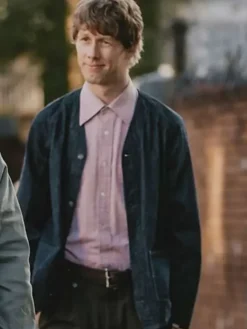 Dan Stewer Tv Series Waiting for the Out 2026 Josh Finan Blue Denim Jacket