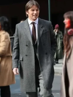 Josh Hartnett Verity Grey Wool Coat