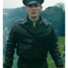 KJ Apa Jimmy Brown Leather Bomber Jacket