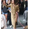Kaley Cuoco Vanished Brown Trench Coat