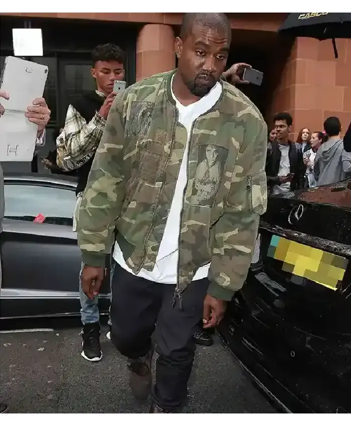 Kanye West Cotton Camo Jacket