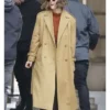 Keira Knightley Brown Doves S02 Brown Wool Coat