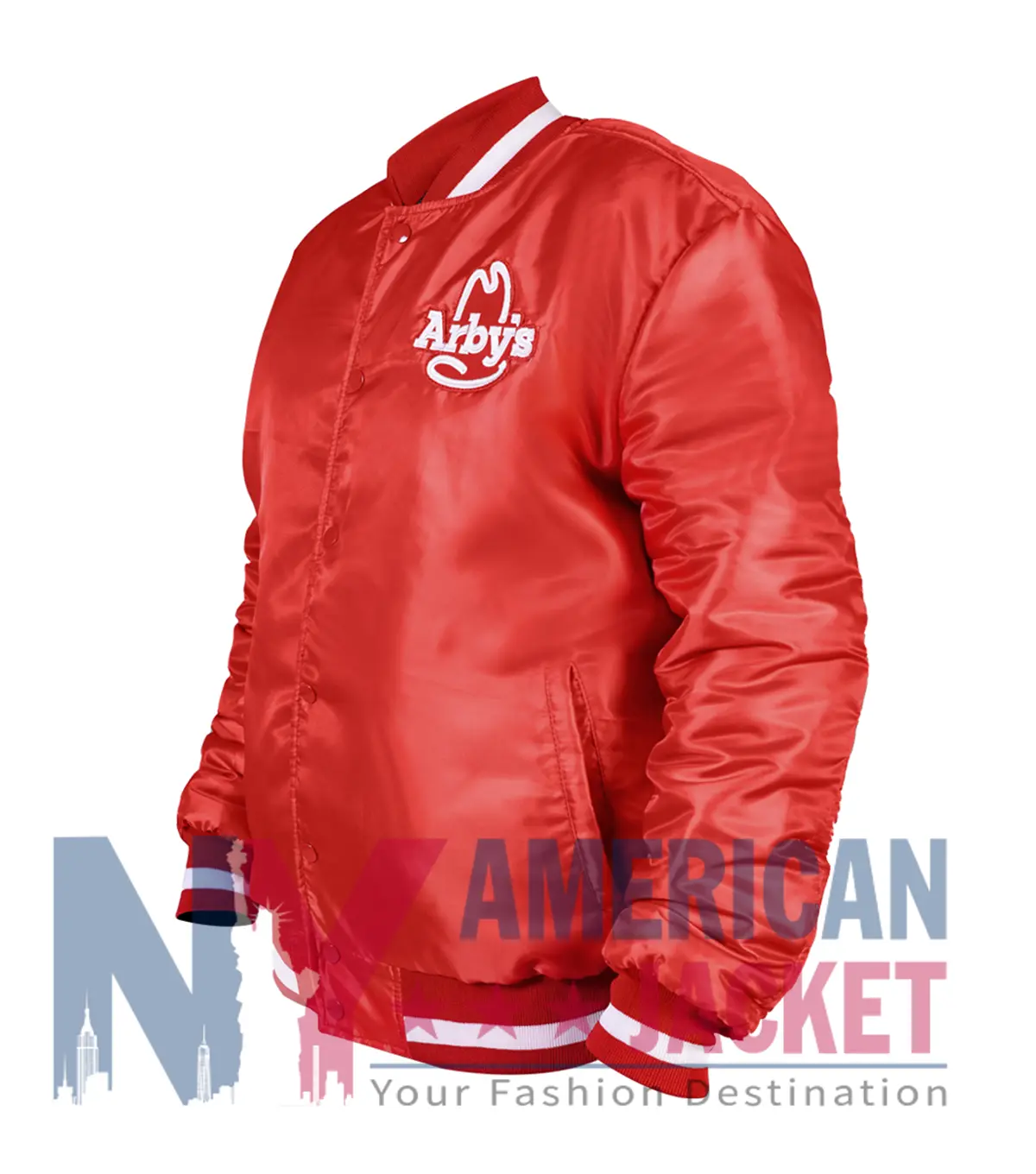 Kenneth Red Bomber Walker Arby’s Jacket
