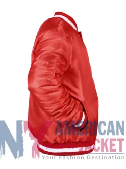 Kenneth Walker Arby’s Red Bomber Jacket