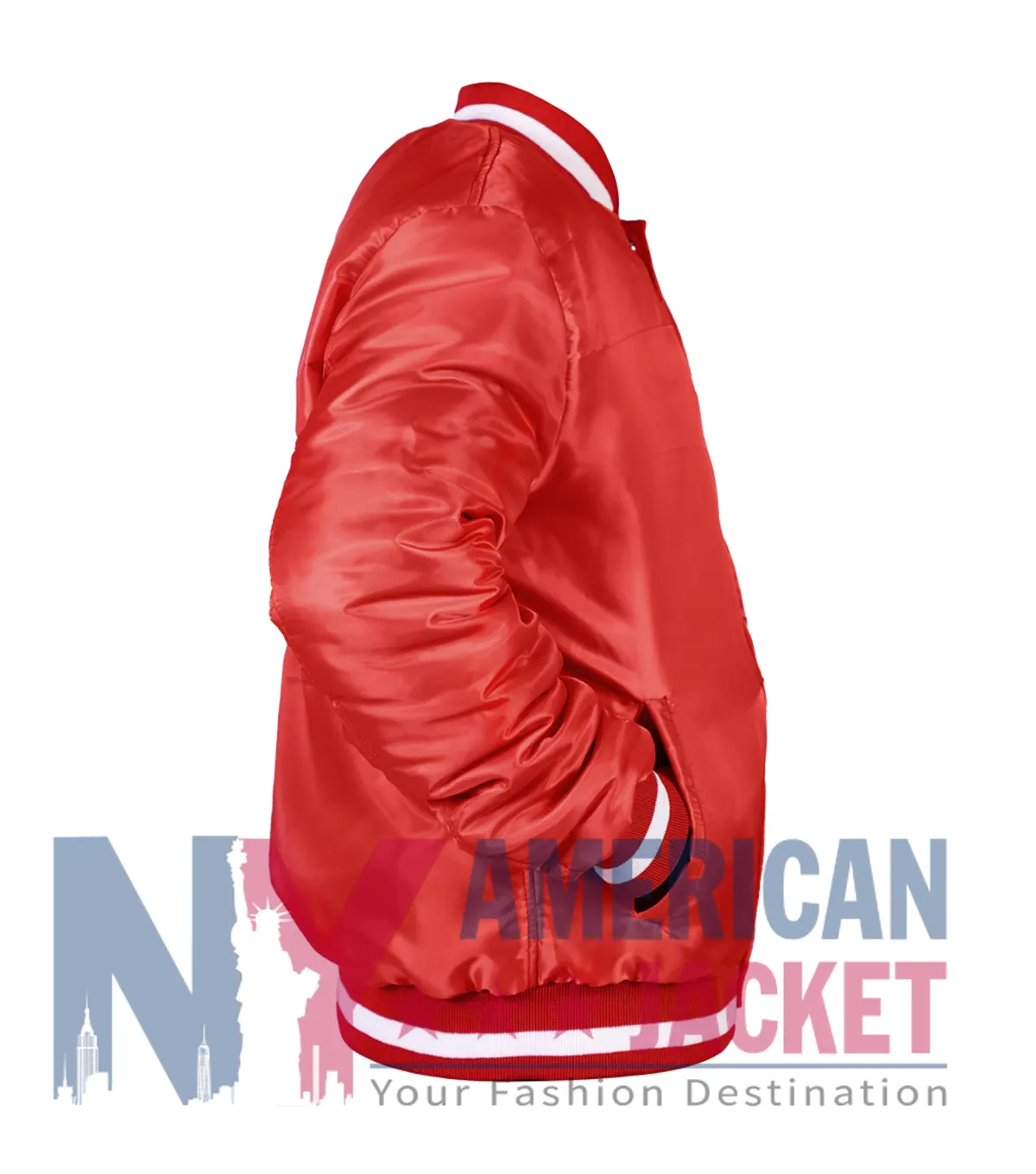 Kenneth Walker Arby’s Red Bomber Jacket