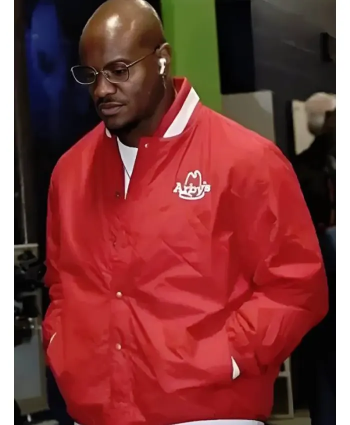Kenneth Walker Arby’s Red Bomber Jacket
