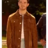 Jason Gray Movie Camp Rock 3 2026 Kevin Jonas Brown Suede Leather Jacket