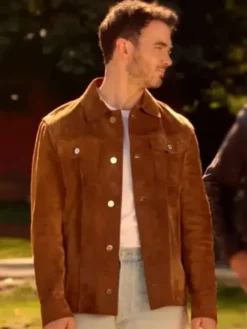 Kevin Jonas Camp Rock 3 Brown Leather Jacket