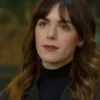 Kiernan Shipka Industry Black Coat