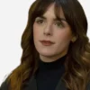 Kiernan Shipka Industry S04 Black Coat