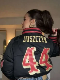 Kristin Juszczyk 2026 San Francisco 49ers Jacket Puffer