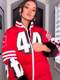 Kristin Juszczyk SF 49ers Puffer Jacket