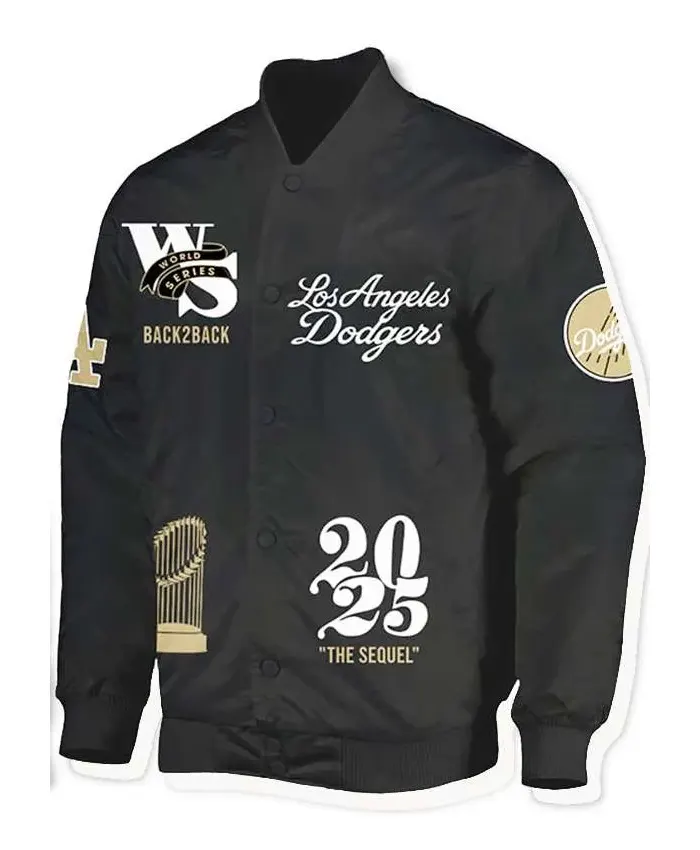 LA Dodgers Back 2 Back World Series Champions Jacket