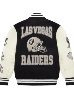 Las Vegas Raiders Varsity Black Jacket