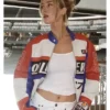 Lauren Kyle Oilers Racing Leather Jacket