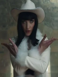 Lera Abova One Piece S02 White Fur Coat