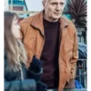 Liam Neeson 4 Kids Walk Into a Bank Leather Jacket