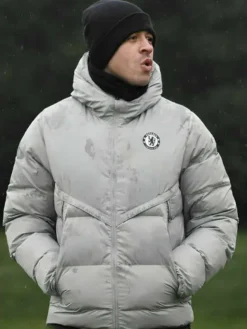 Liam Rosenior Grey Puffer Jacket