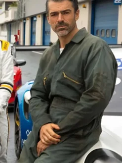 Luca Argentero Motorvalley Grey Jumpsuit