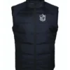 Manager Darren Moore Blue Puffer Vest
