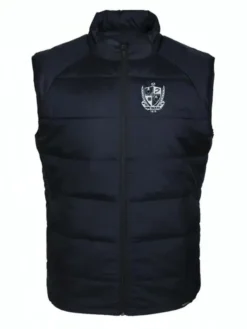 Manager Darren Moore Blue Puffer Vest