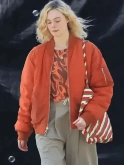 Margo’s Got Money Troubles Elle Fanning Bomber Jacket