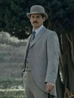 Max Irons Young Sherlock Grey Blazer