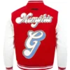 Memphis Grizzlies City Edition Chenille Red Varsity Jacket