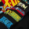 Men Varsity Marvel Team X Black Jacket