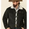 Men’s Charcoal Yellowstone Corduroy Trucker Jackets