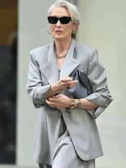 Miranda Priestly The Devil Wears Prada 2 Grey Blazer