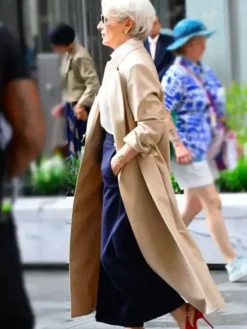 Meryl Streep The Devil Wears Prada 2 Trench Coat cotton